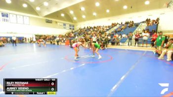 105 lbs Cons. Round 4 - Riley Pestanas, Long Beach Poly HS vs Aubrey Sedeno, Thousand Oaks High School