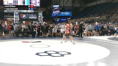 150 lbs Champ. Rd Of 64 - Favio Rivero, Nebraska vs Jake Mescher, Idaho