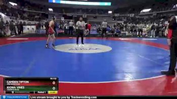7 lbs Semifinal - Camden Tipton, Oak Mountain vs Kiowa Vines, Thompson HS