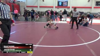 45 lbs Cons. Round 2 - Jaxton Blair, Alexander City Youth Wrestling vs Silas Tucker, Ranburne Youth Wrestling