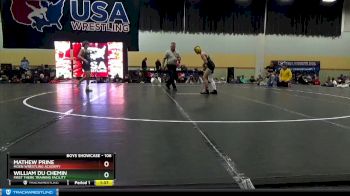 106 lbs Semifinal - William Du Chemin, First There Training Facility vs Mathew Prine, Moen Wrestling Academy