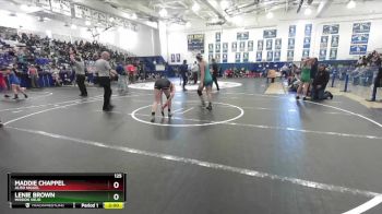 125 lbs Champ. Round 2 - Maddie Chappel, Aliso Niguel vs Lenie Brown, Mission Viejo