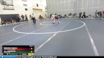 215 lbs Quarterfinal - Makana Paikuli, West Valley (Yakima) vs Eli Anderson, Moses Lake