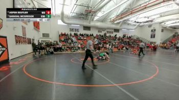 115 lbs Quarterfinal - Saraval McGregor, Kelly Walsh vs Aspen Beutler, Wind River