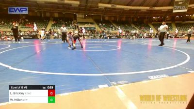 80 lbs Consi Of 16 #2 - Logan Brickley, American Dream Wrestling Club vs Waylon Miller, Greater Heights Wrestling