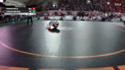 3A 132 lbs Semifinal - Carter Brittain, Firth vs Porter Mills, Malad