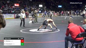 120 lbs Semifinal - Kenndyl Mobley, North Central vs Nicky Olmstead, Newberg