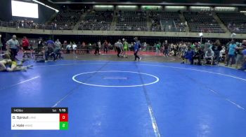 140 lbs Quarterfinal - Derrick Sprout, Lancaster vs Joshua Hale, Manchester