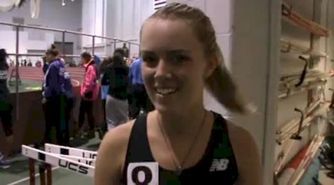 Laura Nagel runs 1st mile ever at BU Terrier Invite 2012