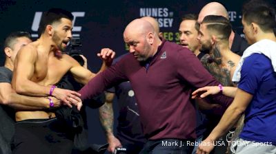 Dominick Cruz, Cody Garbrandt Share Intense Stare Down at UFC 207 Weigh-Ins