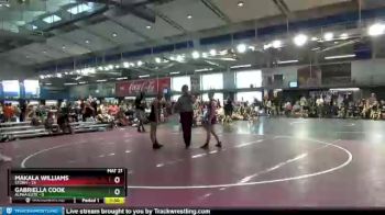 110 lbs Round 3 (10 Team) - Makala Williams, Storm vs Gabriella Cook, Alpha Elite