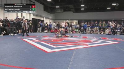165 lbs Semifinal - Harrison Murdock, GA vs Matthew Staples, IN