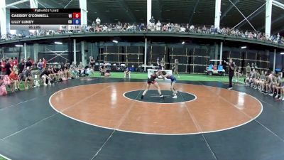 95 lbs Cassidy O'Connell, Wisconsin vs Lilly Lundy, Colorado