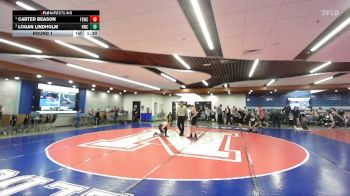 105 lbs Round 1 - Logan Lindholm, Hawk Wrestling Club vs Carter Beason, Fighting Squirrels Wrestling Club