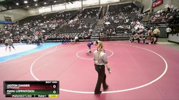 147 lbs Champ. Round 3 - Jaxton Danner, Cottonwood vs Manu Lommatzsch, Lehi