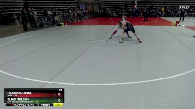 88 lbs Semis (4 Team) - Elias Nielsen, LSH (LeSueur/Henderson) vs Harrison Seidl, ANML