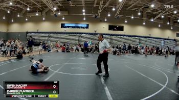 80 lbs Round 7 (8 Team) - Owen Macoff, Legacy Dragons vs Maddox Plambeck, Brawler Elite