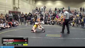 102 lbs Placement (4 Team) - Wyatt Kimble, Hudson Black vs Wesley Honiss, South Lyon Matcats