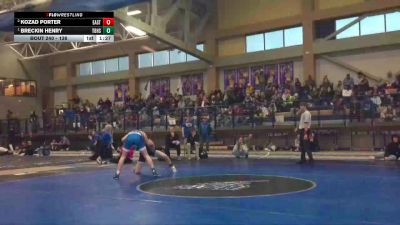 138 lbs 1st Place Match - Breckin Henry, Thunder Basin High School vs Kozad Porter, Cheyenne East