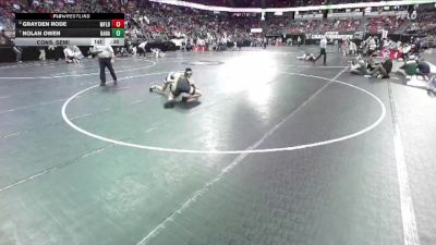 D1-157 lbs Cons. Semi - Nolan Owen, Baraboo vs Grayden Rode, Marshfield