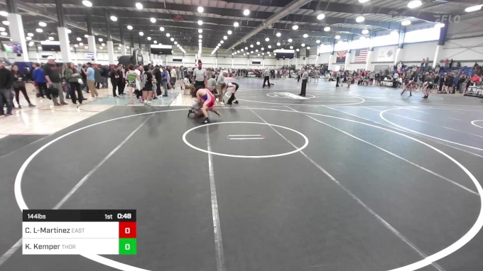 144 lbs Consi Of 8 #1 - Camdon Litso-Martinez, East Valley WC vs Korey ...