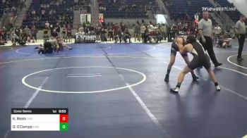 105 lbs Consolation - Kutter Beals, Thatcher War Eagles vs Daric O'Campo, Kingman