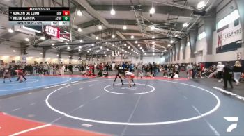 100 lbs Cons. Round 3 - Belle Garcia, Alamo City Wrestling Club vs Adalyn De Leon, Ohana HQ Wrestling