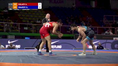 79 kg Akhsarbek Gulaev, SVK vs Gadzhimurad Omarov, AZE