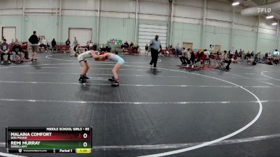 85 lbs Round 1 - Remi Murray, Shikellamy vs Malaina Comfort, Dog Pound