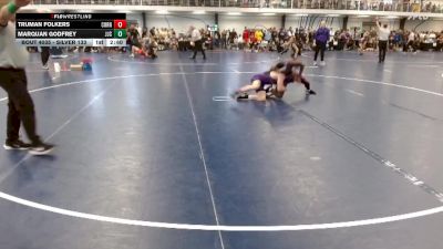 Silver 133 lbs Champ. Round 1 - Truman Folkers, Cornell College vs Marquan Godfrey, Joliet Junior College