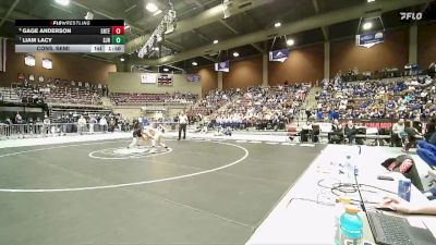 2A 113 lbs Cons. Semi - Gage Anderson, Enterprise vs Liam Lacy, San Juan