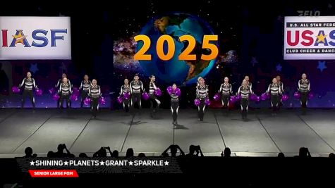 ★SHINING★PLANETS★GRANT★SPARKLE★ [2025 Senior Large Pom Semis] 2025 The Dance Worlds