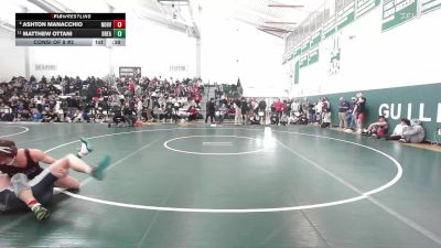 150 lbs Consi Of 8 #2 - Ashton Manacchio, North Haven vs Matthew Ottani, Bristol Eastern