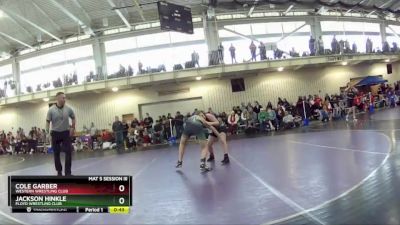 117 lbs Cons. Round 3 - Cole Garber, Western Wrestling Club vs Jackson Hinkle, Floyd Wrestling Club