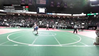 114 lbs Champ. Round 1 - Colton Cuddy, GARA vs Luke Russell, WGW2