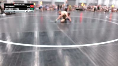 141 lbs Round 6 (8 Team) - Brayden Postell, MatLife vs Casey Dean, Genesis WC