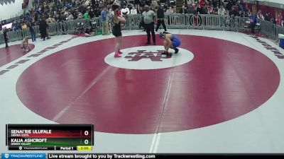 190 lbs Champ. Round 1 - Kaija Ashcroft, Green Valley vs Senai`rie Ulufale, Sierra Vista