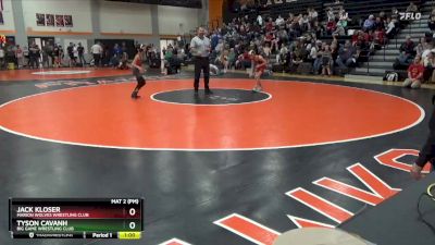 N-2 lbs Cons. Round 1 - Tyson Cavanh, Big Game Wrestling Club vs Jack Kloser, Marion Wolves Wrestling Club