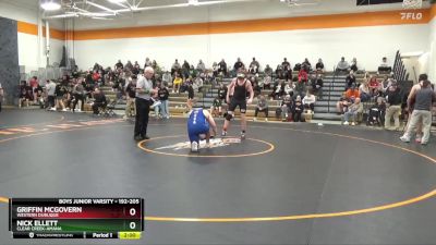 192-205 lbs Round 4 - Griffin McGovern, Western Dubuque vs Nick Ellett, Clear Creek-Amana