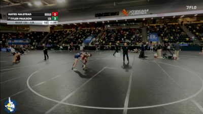 138 lbs Champ. Round 1 - Tyler Paulson, La Crosse Aquinas vs Hayes Halstead, DeKalb
