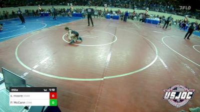 65 lbs Quarterfinal - Sutton Moore, Cowboy Wrestling Club vs Paityn McCann, Lady Outlaw Wrestling Academy