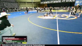 70 lbs Cons. Semi - Beau Franck, NorthEast 509 Wrestling Club vs Karsen Davisson, Okanogan Underground Wrestling Club