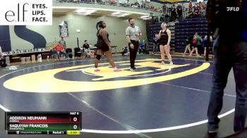 235 lbs. Champ. Round 2 - Saquiyah Francois, Marshfield vs Addison Neumann, Eureka