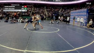 3A 165 lbs Champ. Round 1 - Tripp Sullivan, Union Pines vs Gavin Barnard, Piedmont High School