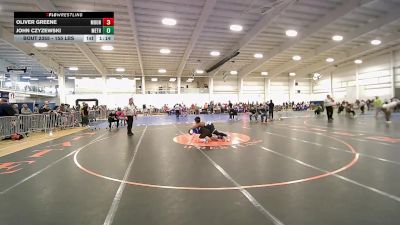 155 lbs Quarterfinal - Oliver Greene, Mountnsfield vs John Czyzewski, Methuen