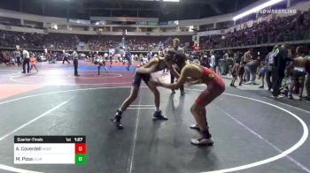 130 lbs Quarterfinal - Aaron Coverdell, House Of Centennial vs Mason Posa, La Cueva JR Wrestling- WH-6