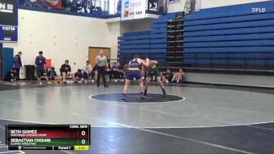 197 lbs Cons. Semi - Seth Gomez, Wisconsin-Stevens Point vs Sebastian Chisari, Illinois Wesleyan