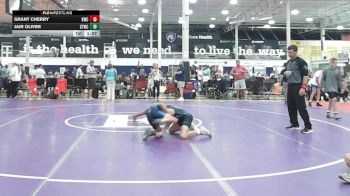 91 lbs Rr Rnd 3 - Grant Cherry, Kraken Black - MS vs Jair Oliver, Shore Thing WC - MS