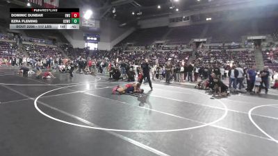 117 lbs 3rd Place Match - Ezra Fleming, Canon City Wrestling Club vs Dominic Dunbar, Eaglecrest Wrestling Club