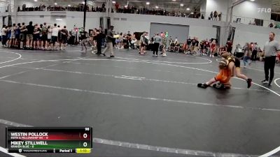 98 lbs Round 6 (8 Team) - Westin Pollock, Faith & Fellowship WC vs Mikey Stillwell, Kraken Blue